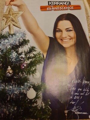EVANSCENCE AMY LEE A4 POSTER KERRANG  MAGAZINE