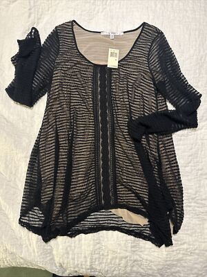 Max Studio NWT Tunic Top Ladies SZ Med