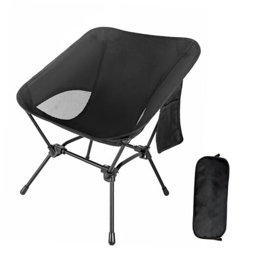 Lightweight Compact Folding Camping Chair- Ultralight Portable Beach and Lawn