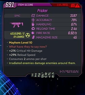 Borderlands 3 🔥Buy 1, Get 1 Free🔥 Any Level 72 SMGs - Any Anointment DLC4 - Picture 219 of 225