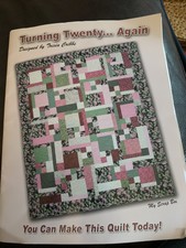 TURNING TWENTY.. AGAIN Fat Quarter Quilt Pattern Book FriendFolks FF111