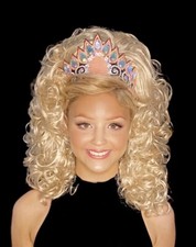 Long loose waves-curl, Irish dance wig