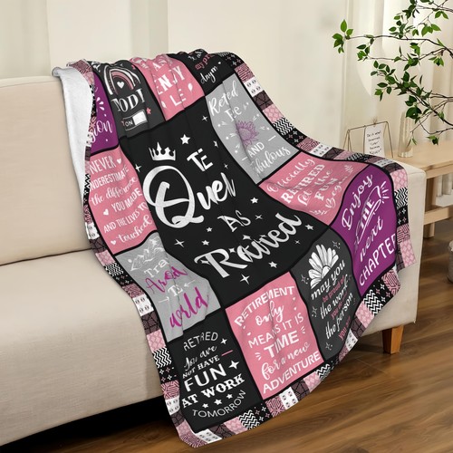 Retirement Gifts for Women 2025 Retirement Gift for Woman Blanket 50x60 Inche... - Picture 2 of 7