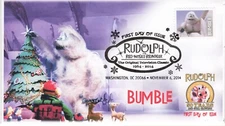 AO-4949-2, 2014, Rudolph, 50 Years, Add-on Cachet, Pictorial Postmark, First Day