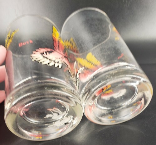 Set of 2 Vintage Retro MCM Duck Drinking Glasses 10 oz - Picture 6 of 7