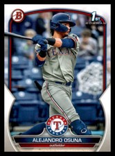 2023 Bowman Alejandro Osuna #BP-131 Texas Rangers