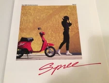 NOS 1985 Honda Scooters Spree Brochure