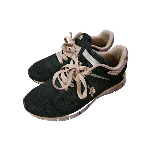 Polo Sneaker Größe 7 Damen Tennisschuhe schwarz pink US Polo ASSN NW3346