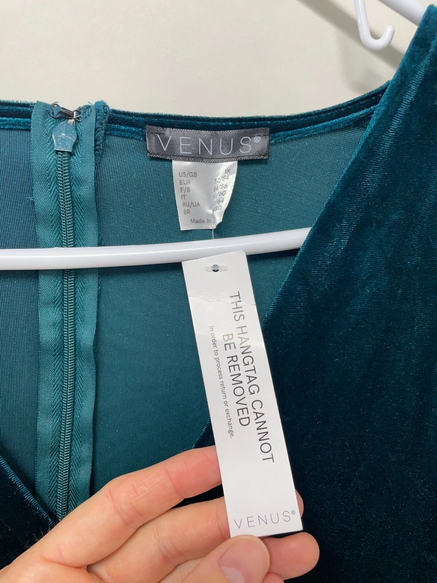 Venus green hotsell velvet dress