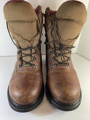 Cabela\'s Gore-Tex Iron Ridge Leather Hunting Boots Mens Brown Waterproof Sz 11EE Cabela main image 4