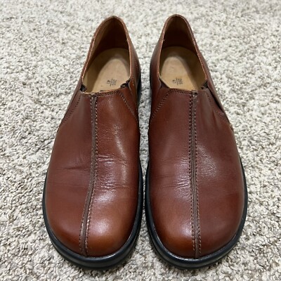 BIRKENSTOCK Footprints コベントリー 41 Footprints by Birkenstock Brown Leather Slip On Shoe Size 41 (US