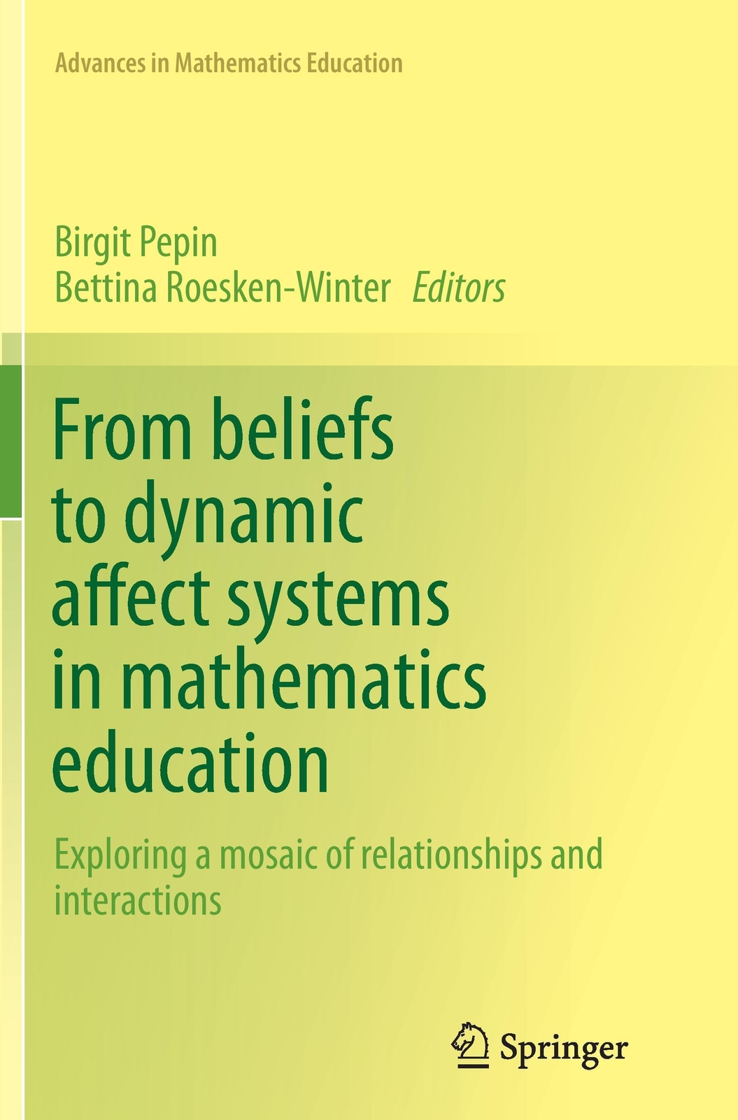 Thumbnail - Bettina Roesken-winter (u. A.) | From Beliefs To Dynamic Affect