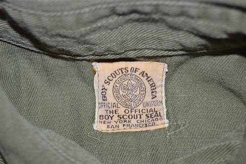 vtg 40s BOY SCOUTS UNIFORM CHANGE BUTTON CAMP ROOSEVELT SOUTHERN NJ SHIRT S - Picture 7 of 7