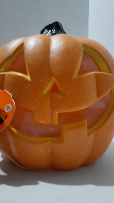 Halloween Blow Mold LED Light Up Pumpkin 12