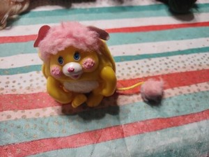 VINTAGE 1986 MATTEL POCKET POPPLES POTATO CHIP YELLOW STUFFED ANIMAL PLUSH TOY
