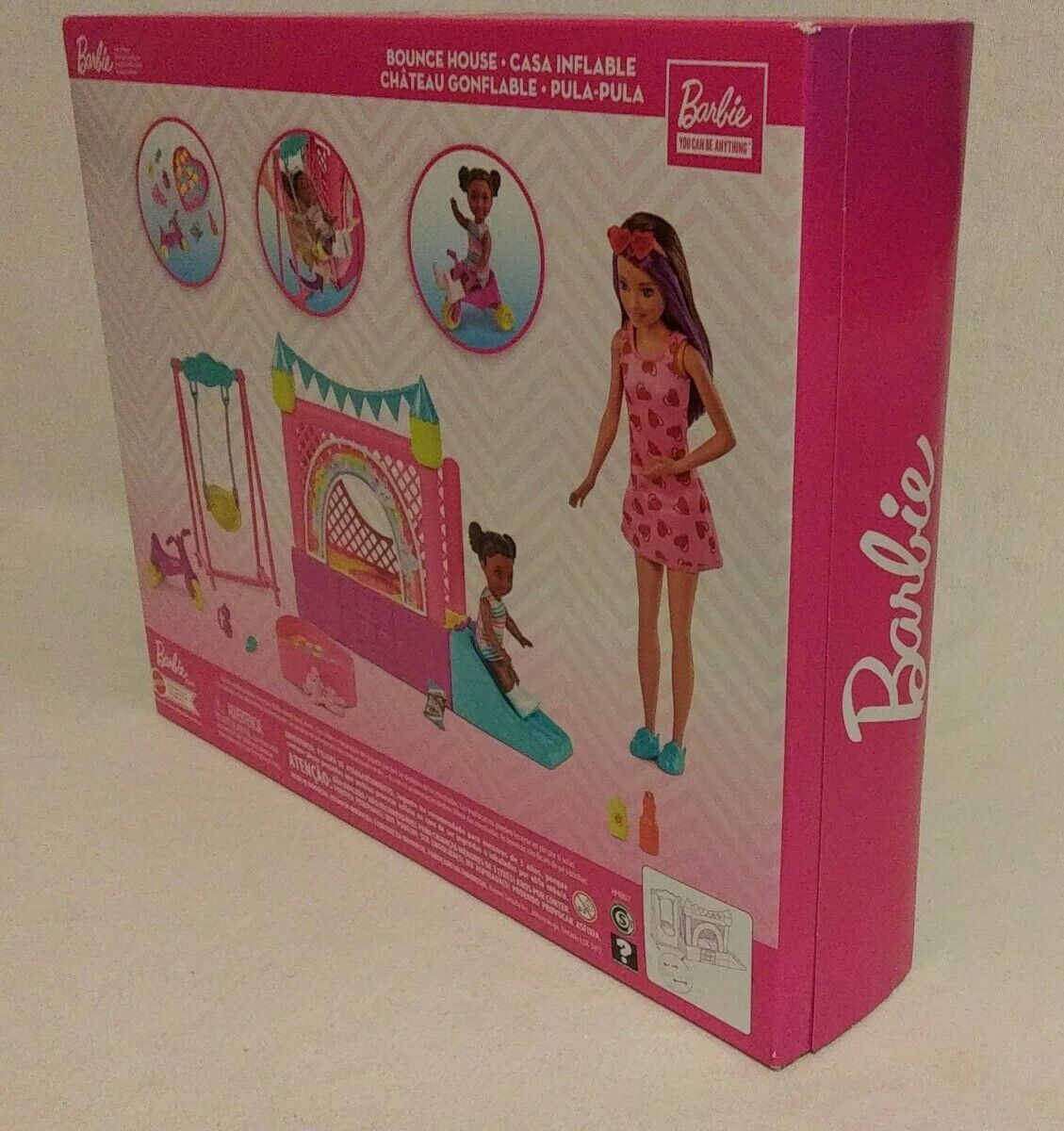 Barbie Skipper Babysitters Inc. Bounce House Dolls and Playset