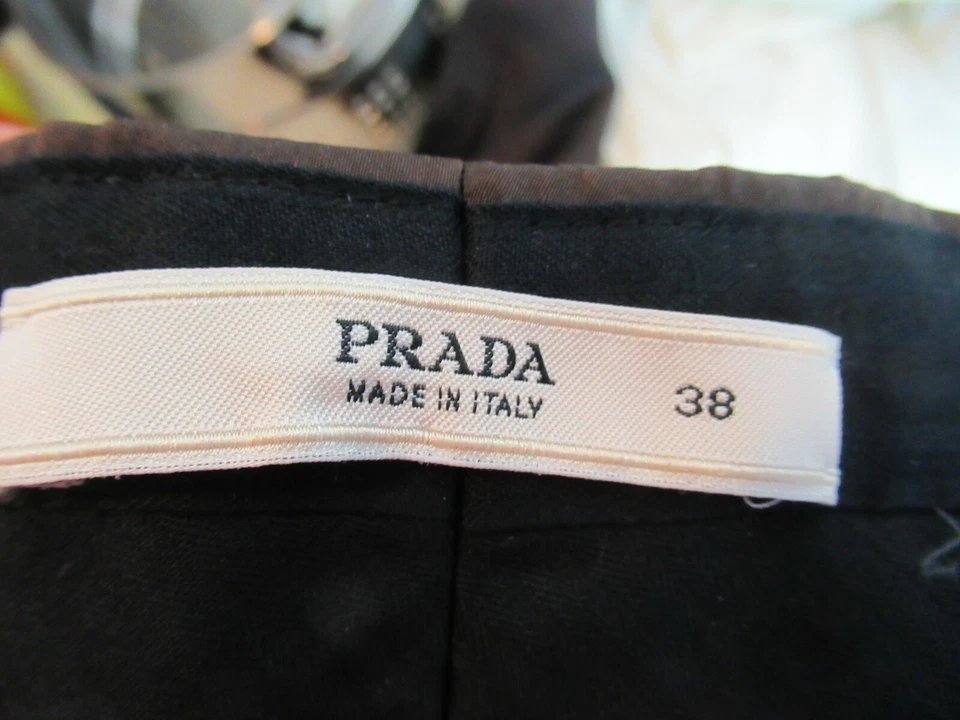 Prada 真丝裤子 ⚡ 女式 38 码美国 4 码 — 第 3/4 张图片