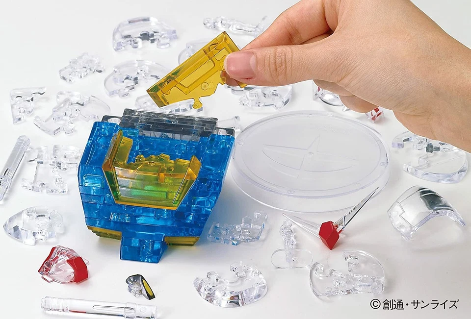 Gundam 3D Jigsaw Puzzle 55Pieces for Age14+ Educational Learning Toys Japan - Image 3 of 4
