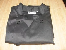KNG Brand Adult 2XL Black Restaurant Chef Coat Jacket Brand New