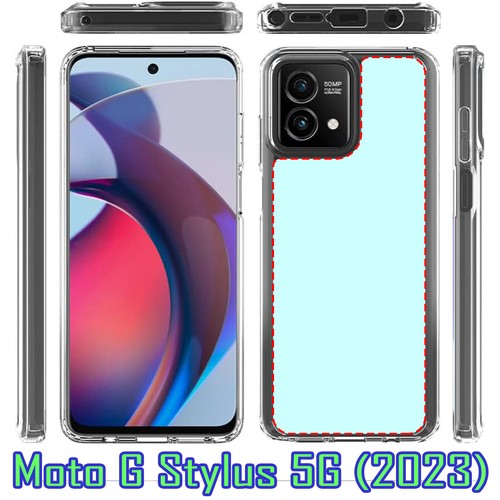 Custodia plastica+gel e vetro temperato per Moto G Stylus 5G 2024 2023 2022-LMK - Foto 9 di 42