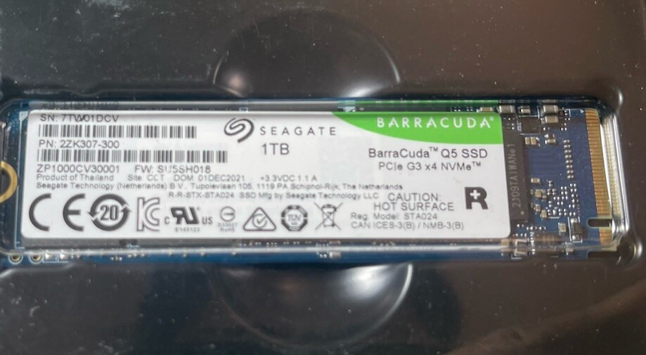 Seagate Barracuda Q5 SSD 1TB M.2 1000GB PCI Express 3.0 QLC 3D NAND NVMe 並行輸入品 Seagate Barracuda Q5 PCIe NVMe M.2 Internal SSD 1TB NEW | eBay