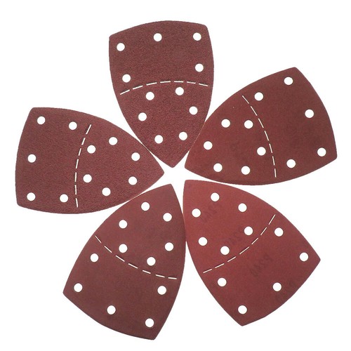 40-1000Grit Mouse Detail Sanding Sheets Triangular Sander Pads 11Hole Sand Paper - Picture 5 of 10