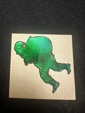 New Vintage 1980’s Oilies sticker of Santa Christmas Oily Mystik Oilie