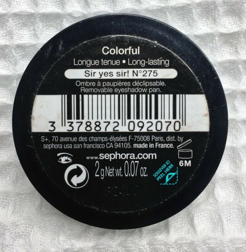 Sephora Colorful SHIMMER EYESHADOW 0.07 oz / 2.0 g • SOLD OUT • Various Colors - Picture 50 of 56