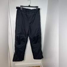 LL Bean snow pants 18 Youth, All black. Adjustable fit waist. Reinforcing knees