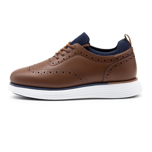 Bruno Marc Boy's MaxFlex Dress Sneakers Oxfords Casual Wingtip Brogue Shoes - Picture 14 of 17