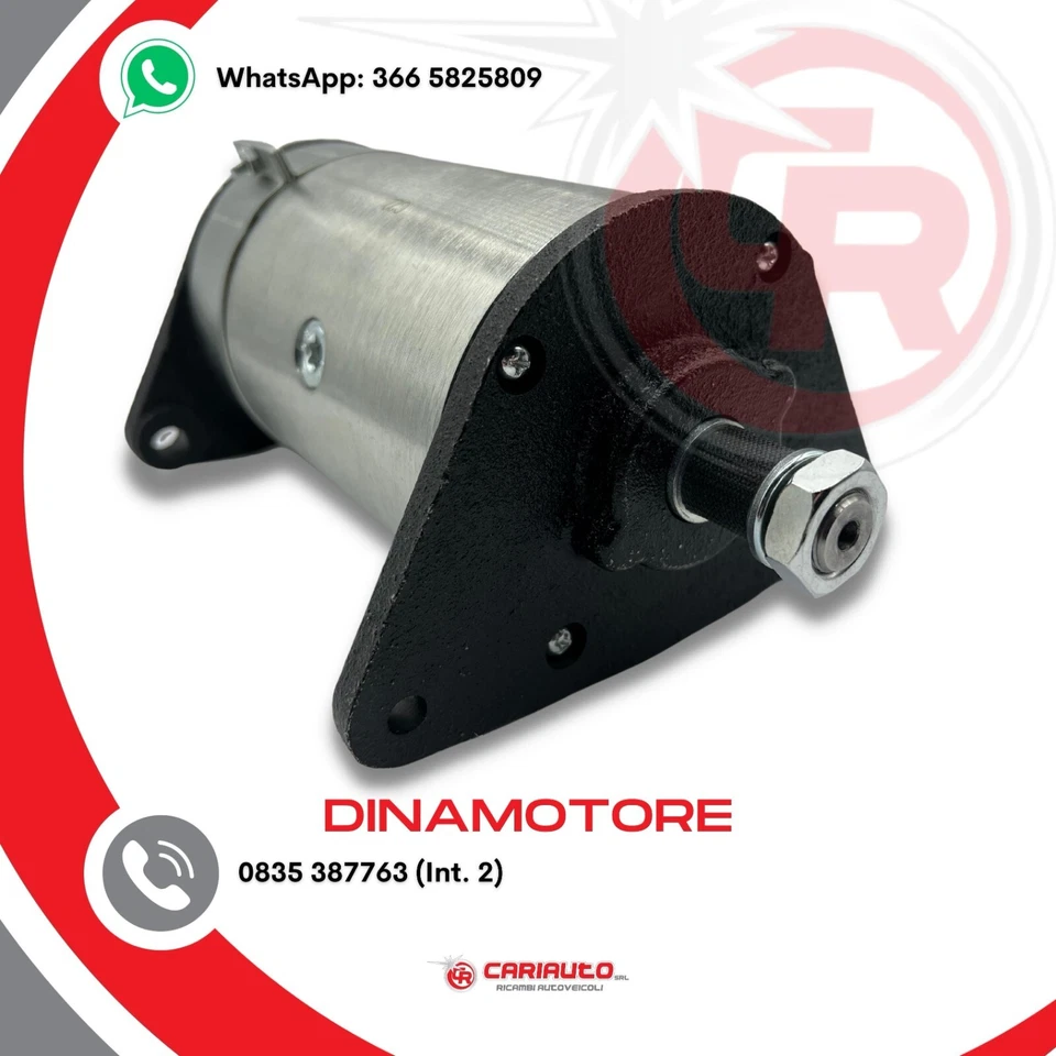 Dinamotore Alternatore Dinamoto Motore Piaggio APE TM 703 P220 Benzina 6000 EFEL - Immagine 4 di 4