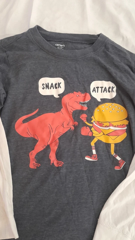 boys long sleeve graphic shirt-preowned - Image 2 of 2