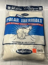 Vintage Polar Thermals, Men’s Bottom, 100% Cotton Size XL Waist 42-44 Sealed New