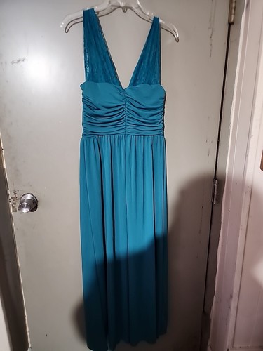 Green Sreen dress DOKOTOO SLEEVELESS DRESS GEORGOUS #WS008 - Picture 3 of 3