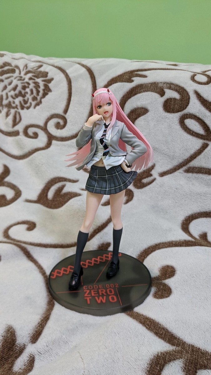 TRUEDECOMIX Anime Figure Darling in The FranXX - Zero Two 02 Pink Hair  Waifu Figure Hot Girl Statue Cartoon Characters Boxed Toy Model  17.5cm/6.9in : : Toys & Games