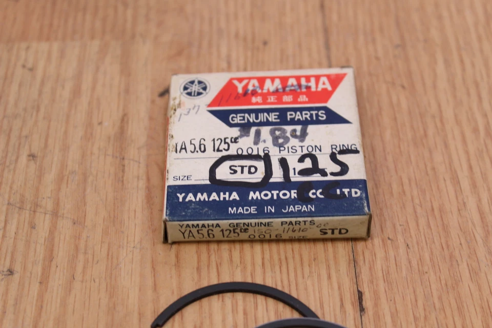 ANILLOS DE PISTÓN NUEVOS YAMAHA YA5 YA6 STD OEM (150) Foto 2 de 4