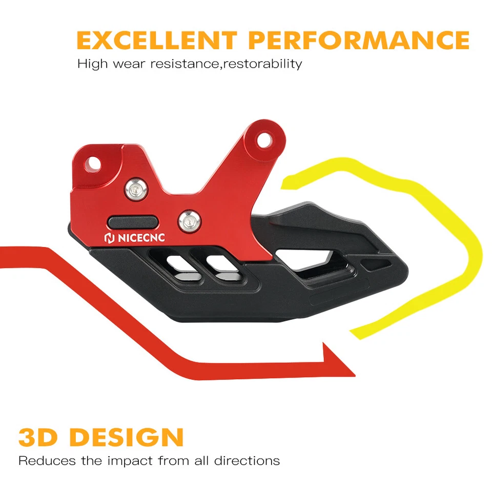 Guía de cadena trasera NICECNC para Beta XTrainer 250 300 RR 350 390 430 450 480 10-24 Foto 4 de 4
