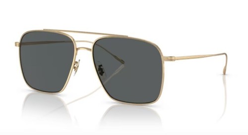 Lunettes de soleil polaires Oliver Peoples 0OV1320ST Dresner 5292P2 or/Midnight Express - Photo 1 sur 6