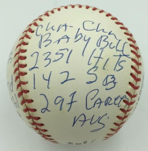 RARE Orlando Cepeda HOF STAT BALL HOF PSA Signed Baseball St. Louis Cardinals - Picture 2 of 7