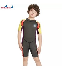 Dive  Sail X-Manta Neoprene Kid  s Size XL One Piece Shorty Wetsuit Swim