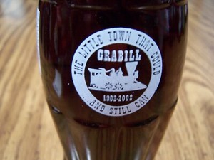 GRABILL THE LITTLE TOWN THAT COULD & STILL CAN, 1 - 8 oz Coke Bottle