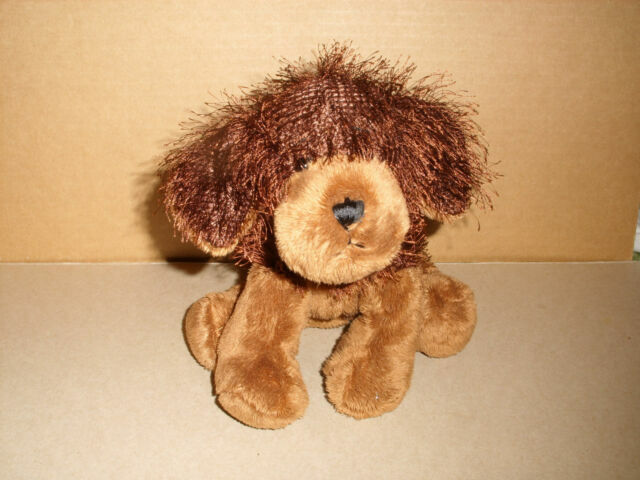 brown dog plush