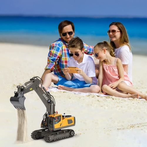 DDAI Remote Control Excavator Toys for Boys 8-12 Kids Best Gift Ideas for... - Imagen 2 de 9