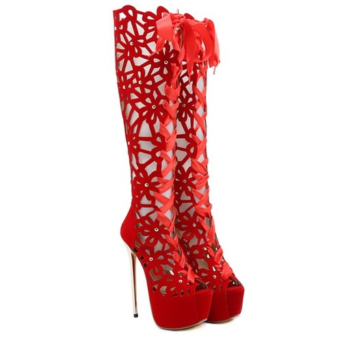 Decolté donna tacco slim 16cm piattaforma 6cm modello elegante numero 35 a 42 - Picture 2 of 8
