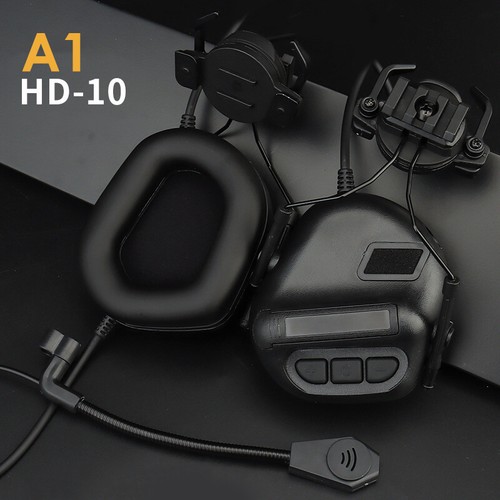 Tactical Airsoft Headsets Hunting Shooting Headset Military Helmet Accessor GF - Photo 6/11