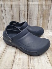 Crocs Slip Resistant  W8/M6 Navy Blue Bistro Clogs, Nurse, Chef, Work Shoes