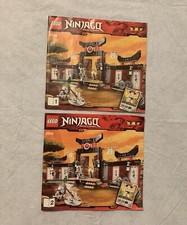 Genuine LEGO 2504 Spinjitzu Dojo Instruction Manuals 1 & 2 Manual ONLY No Bricks