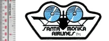 Santa Monica Airlines Skateboarding California 1980's Promo small Patch NO TARIF