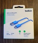Niebieski kabel Belkin USB 2.0 obsługiwany przez USB-C na USB-A (1,8 m / 6 stóp)