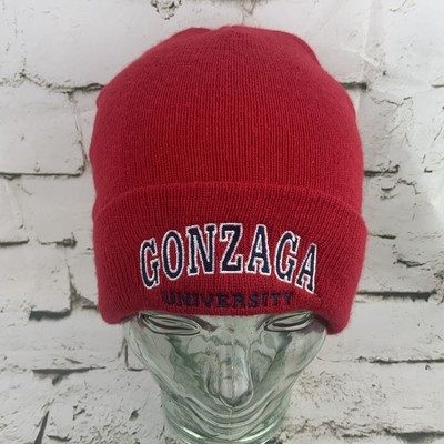 Gonzaga University Beanie Hat Cap Red 